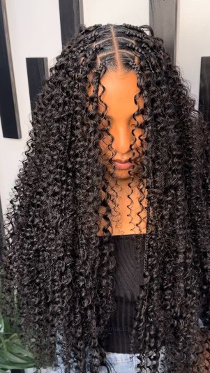 Medium Bora Bora Braids at Benstar Salon