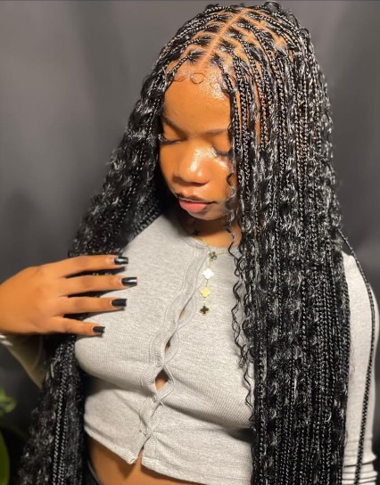 Small Boho Braids at Benstar Salon