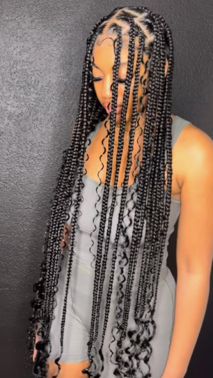 Medium Large Boho Braids at Benstar Salon
