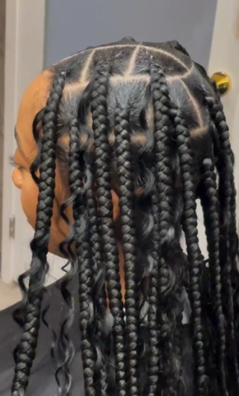 Large Boho Braids at Benstar Salon